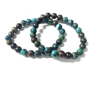 Bracelet en perles géométriques en lapis-lazuli bleu naturel de 6 mm, 8 mm, 10 mm, 12 mm, style vintage unisexe, occasions spéciales, vente en gros - Product Image 3