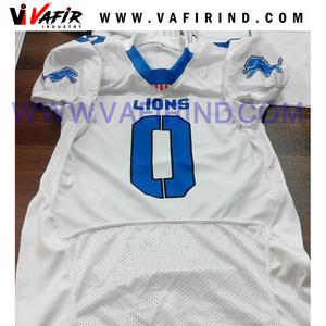 Maillots de football américain personnalisés imprimés par sublimation, respirants, vêtements de sport de haute qualité pour hommes - Product Image 6