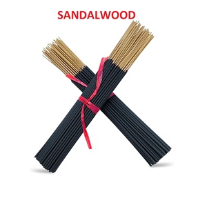 Encens en bois de santal naturel, bâtons de 19 pouces, 50 pièces, vente en gros, à prix d'usine, noir - Product Image 1