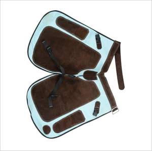 Chaps de fermeur en cuir de qualité supérieure avec plusieurs poches à outils - Product Image 4