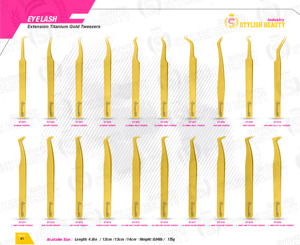 Pinzas de Extensión de Pestañas de Acero Inoxidable de Primera Calidad, Fabricación Experta, Precisión, Antiestáticas, Duraderas, Ligeras - Product Image 6