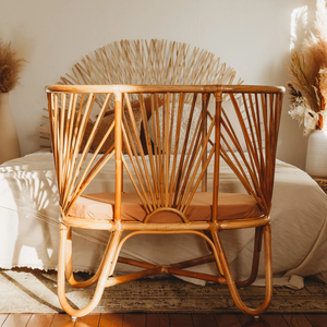 Cunas de Ratán para Bebé a Precio de Mayoreo, Se Acepta OEM, Cuna Hecha a Mano con Colchón Suave, Muebles para Guardería de Vietnam - Product Image 4