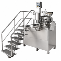 Mélangeur Granulateur Industriel Avancé en Acier Inoxydable à Grande Capacité, Contrôlé par PLC, pour Poudres, Conforme GMP, avec Moteur