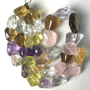 Cuentas de Piedra Natural 100% Certificadas por IGI, Semipreciosas, Multifacéticas, Sueltas, de Tamaño Libre, Grado AA, Multicolor, Gemas Vivaaz con Efecto Fuego - Product Image 6