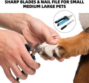 Cortauñas Profesional con Cuchilla Curva para Uñas Gruesas, Cuidado Canino, Acero Inoxidable - Product Image 4