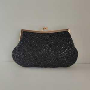 Pochette pour femme faite à la main, motif colibri et fleur de lys tigré, sac à bijoux, turquoise véritable, emballage inclus - Product Image 1