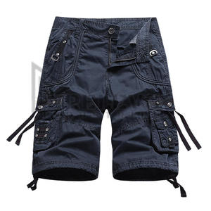 Pantalones Cortos Cargo de Algodón 100% para Hombre, Diseño Exclusivo, Lavado Ácido, Largura hasta la Rodilla, Casual de Verano, Cintura Media Elástica, Estampado, Servicio ODM - Product Image 6