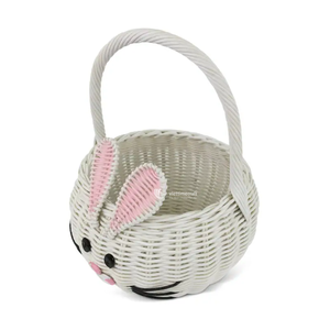 Rattan <b>Easter</b> <b>Basket</b>, Bunny <b>Gift</b> <b>Basket</b> with Ears from Natural Rattan for Egg Hunt, Party Favors & Kids Room Decor - Product Image 3