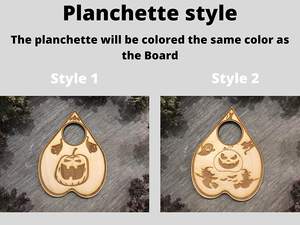 Planche Ouija avec planchette en bois avec <span class=keywords><strong>citrouille</strong></span> chat et esprit jeu parlant les âmes gothique sorcière décor Halloween cadeau - Product Image 6