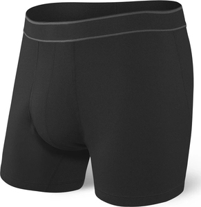 Calzoncillos bóxer de punto para hombre, 100% algodón, tiro medio, color liso, transpirables, paquete de 5, negros con cinturillas de colores - Product Image 2
