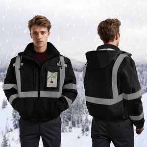 Chaqueta de Seguridad Invernal con Logotipo Personalizado, Impermeable, de Alta Visibilidad, Fabricante de Ropa de Seguridad, Suministro al por Mayor - Product Image 2