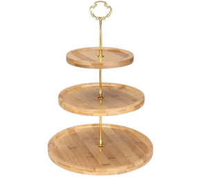 Base de Metal y Madera Estilo Fundido, Soporte para Pastel Ecológico y No Tóxico para Decoración de Mesa en Bodas y Cumpleaños - Product Image 5