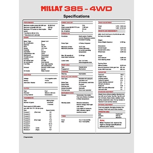 รถแทรกเตอร์แมสซีย์เฟอร์กูสันที่ทนทาน MF 385 4WD 85แรงม้าพร้อมการควบคุมแรงดึงขั้นสูงสำหรับยานยนต์การเกษตรผลิตในปากีสถาน - Product Image 6