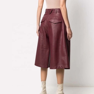 PIHA SPORTS Moda Oficina Trabajo Calzado Casual de Cuero Forrado de Secado Rápido Impermeable con Cordón Cierre Sólido Burdeos - Product Image 4