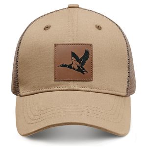 Gorra de Béisbol Personalizada con Parche de Cuero, Gorra Trucker con Cierre a Presión, Venta al Por Mayor OEM - Product Image 6