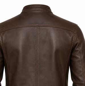 Premium Genuine <b>Leather</b> <b>Jacket</b> Wholesale OEM ODM Custom Design Men’s Fashion Biker <b>Jacket</b> Factory Supplier Export Quality - Product Image 4