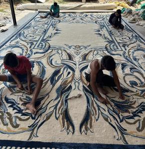 Tapis de style persan à prix compétitif, tapis central pour salon, tapis en laine fait main pour couloir et hôtel - Product Image 2