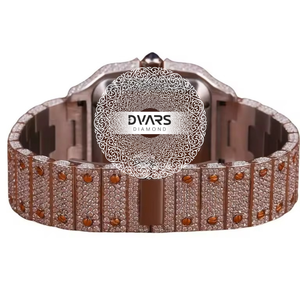 Reloj de Pulsera de Cuarzo Royal Business, Aleación Premium, Resistente al Agua, Cristal de Zafiro, D Color VVS1, Diamante Moissanite, Ejecutivo, de Lujo - Product Image 3
