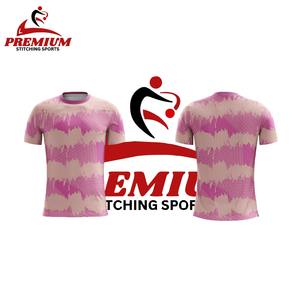 Camiseta de Fútbol Sublimada con Colores Personalizados OEM, Uniforme de Entrenamiento de Fútbol Transpirable y Antibacteriano para Adultos, Ropa de Fútbol 100% - Product Image 1
