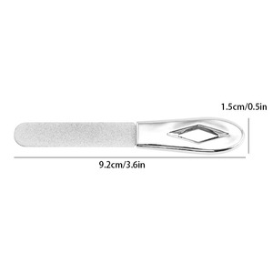 Lime à ongles EMERY, modèle droit, mini, double face, outil de soin des ongles, 9 cm/3,6 pouces, grain 100 - Product Image 1