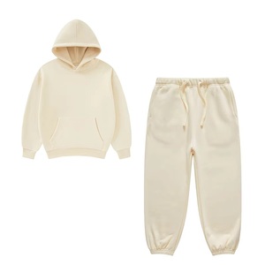 Ensemble de survêtements pour bébés et jeunes enfants, style nordique, avec logo personnalisé, comprenant sweat à capuche et pantalon de survêtement, vente en gros - Product Image 5