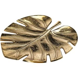 Wedding Decorative Large Leaf <b>Tray</b> And Serving Dish Antique Luxury Finish Decorative Leaf Designs <b>Trays</b> <b>Table</b> Accessories - Product Image 3