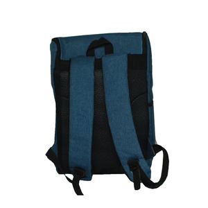 Sac à dos de sport unisexe décontracté en polyester, imperméable, résistant, avec fermeture éclair, adapté aux ordinateurs portables, de couleur bleue, d'origine vietnamienne - Product Image 3