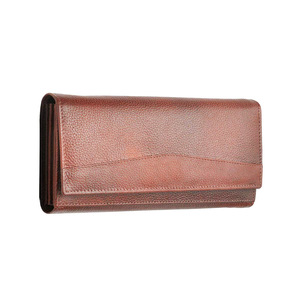 Modern Women's Unisex Long Genuine Leather <b>Wallet</b> RFID Blocking Multiple Card Slots Large Capacity Zipper Clutch <b>Purse</b> Custom - Product Image 3