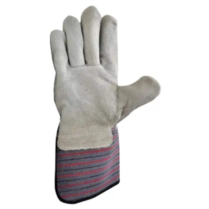 Gants de travail en cuir de vachette de haute qualité, résistants, réfléchissants, pour la construction, protection des mains, certifiés CE, sécurité - Product Image 1