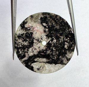 Automatic <b>Watch</b> Dial Handmade Natural <b>Black</b> & White Marble <b>Watch</b> Dial 30mm Unique Pattern Gemstone Round Disc For Watchmaking - Product Image 4