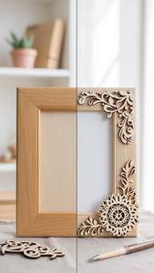 Luxury Epoxy Resin and Solid Wood Photo <b>Frame</b> Personalized Handmade <b>Picture</b> <b>Frame</b> <b>for</b> Family Photos Home Decoration Wedding - Product Image 3