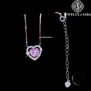 Elegante Collar de Plata de Ley con Diamantes de Moissanita para Damas, Ideal para Joyería Nupcial, Fiestas Nocturnas y Regalos de Cumpleaños - Product Image 6
