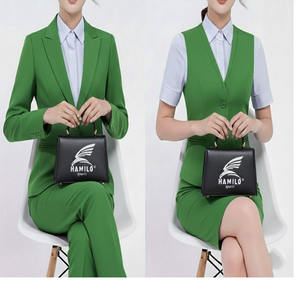 ชุดสูทสไตล์วินเทจแบบสั่งทำพิเศษปี 2026 สำหรับผู้หญิงไซส์พลัส เหมาะสำหรับงานทางการ ธุรกิจ และโบสถ์ พร้อมตำแหน่งโลโก้ด้านหน้า - Product Image 5