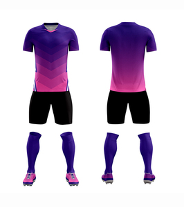Tenue de football Premium Fit personnalisable avec logo d'équipe, maillot et short, séchage rapide, respirant, vêtements de sport pour équipes - Product Image 2