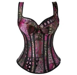 Corsets Vintage pour Femmes, Sexy, Sculptants, Respirants, Modernes, en Brocart, pour Grandes Tailles - Product Image 3