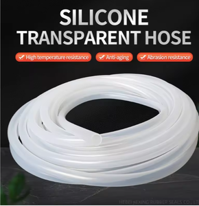 Tuyau en caoutchouc silicone personnalisé à haute élasticité et résistant aux hautes températures pour la transmission et l'étanchéité industrielles - Product Image 2