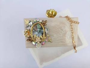 Bolso de Mano de Acrílico de Diseño para Mujer, Elegante Bolso de Hombro para Novia, Accesorio de Moda con Estilo para Bodas y Fiestas - Product Image 6