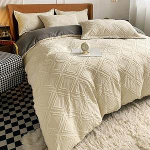 Housse de couette 100% coton de haute qualité, logo personnalisé, 300 fils, imperméable, écologique, ensemble de housse de couette - Product Image 6