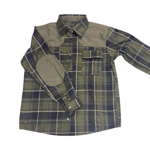 Camisa de Senderismo de Algodón al por Mayor, Estilo a Cuadros, Manga Larga, Camisa de Viaje para Exteriores, Camisa Personalizada para Trekking, Camping y Caza - Product Image 1