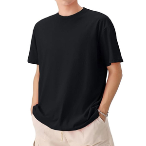 T-shirt à manches courtes pour homme, coupe classique, en molleton 100% coton, de haute qualité, séchage rapide, écologique, uni, premium - Product Image 4