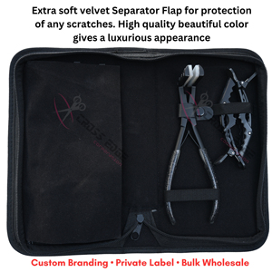 Kit d'outils pour extensions capillaires avec applicateur de bandes adhésives robustes, outil de sectionnement des doigts, aiguilles de tissage, pinces antidérapantes pour salon - Product Image 5