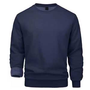 Sweat-shirt pour homme en molleton premium, manches longues, couleur unie, décontracté, 100% coton, respirant, écologique - Product Image 4