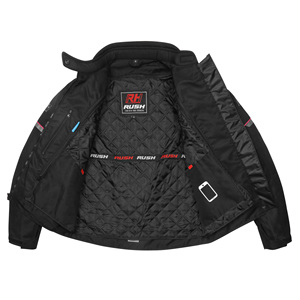Rush Women's Motorcycle Jacket Full Sleeve Mesh Breathable Waterproof Quick Dry Anti-UV 220g Heat-Transfer Printed Racing Wear - Product Image 3