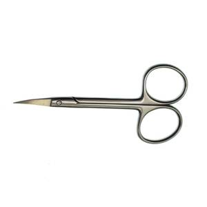 Ciseaux à cuticules en acier inoxydable pour droitiers, lame droite, pointe acérée, manche rond, outil de manucure durable pour adultes - Product Image 3