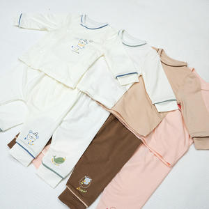 Conjunto para Bebé ALB04 en Stock, Premium, Mezcla Modal-Spandex, Unisex, Manga Larga, Tejido Transpirable, con un Solo Botón y Estampado de Dibujos Animados - Product Image 6