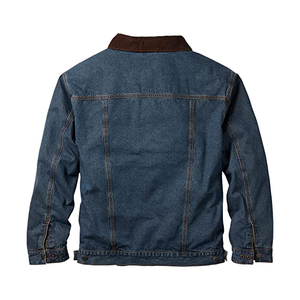 Chaquetas de mezclilla de lujo para hombre, estilo urbano, con logo personalizado, alta calidad y precio económico, chaqueta de invierno al por mayor - Product Image 2