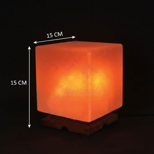 Unique Craft Himalayan Cube Shape <b>Salt</b> Lamp Premium Quality Himalayan Cube Shape <b>Salt</b> Lamp For <b>Gift</b> - Product Image 2