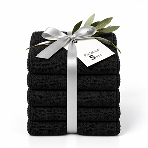 Multi Pack Soft Cotton <b>Washcloths</b> Highly Absorbent Terry <b>Face</b> and Body Towels - Product Image 2