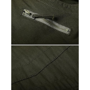 กางเกงคาร์โก้ลำลองผู้ชาย ผ้าฝ้าย 100% ระบายอากาศได้ดี ทรงหลวม ลายพรางทหาร มี 8 กระเป๋า - Product Image 6