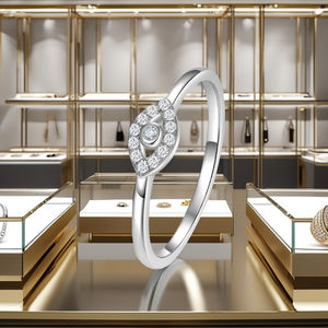 Anillo de Aniversario de Boda Vintage con Diamante Cultivado en Laboratorio Ecológico, Oro Clásico con Engaste de Garras, Corte Brillante, Certificado IGI, Banda de Eternidad - Product Image 4